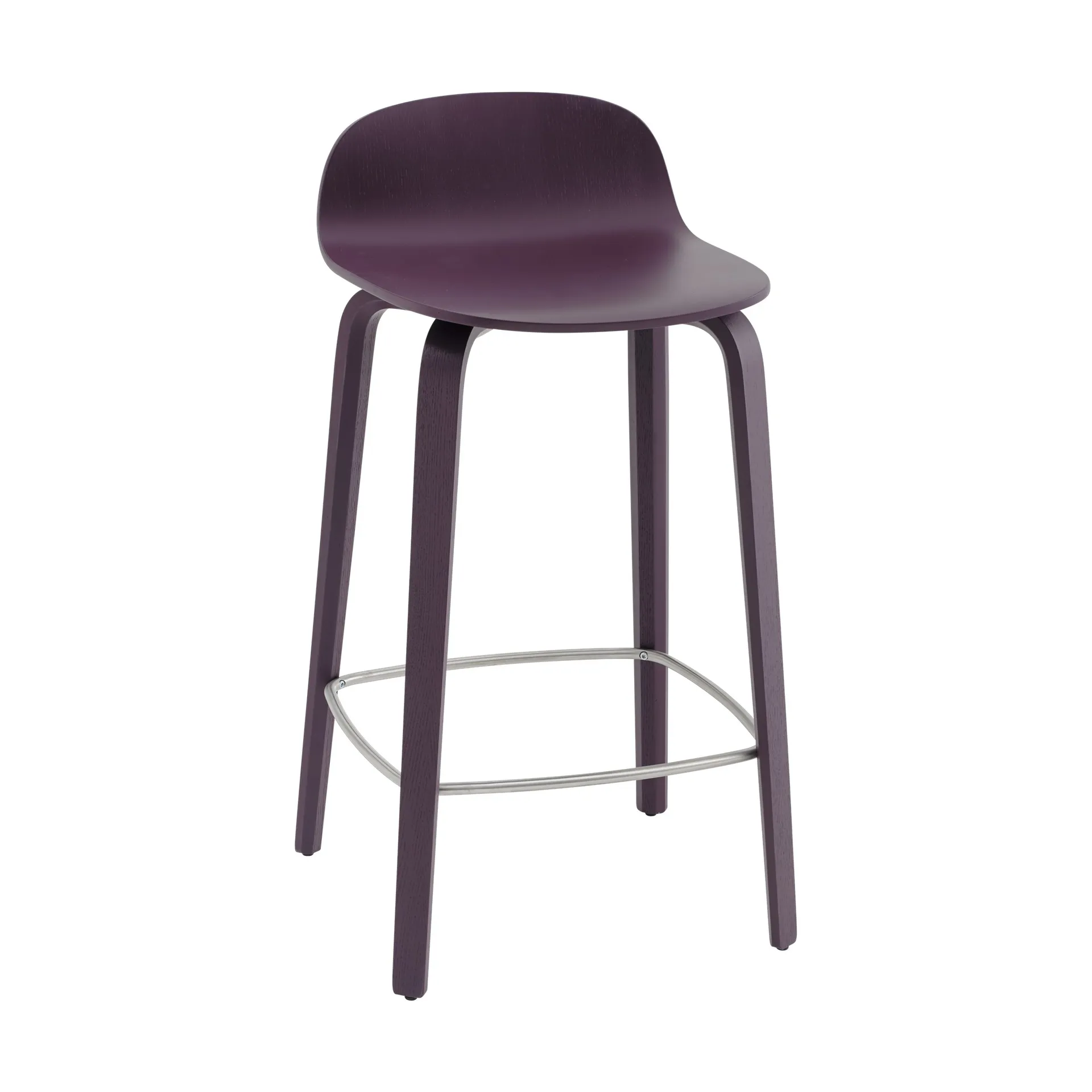 Visu Barstuhl 65 cm, Dark plum Muuto