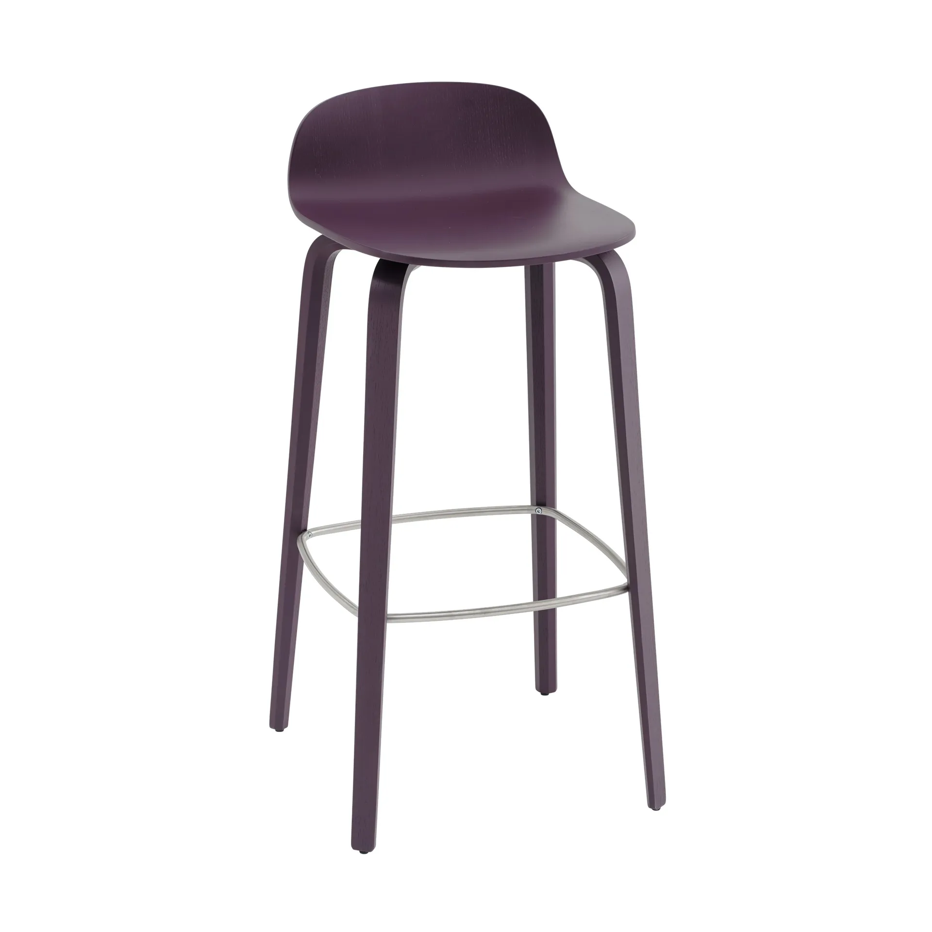 Visu Barstuhl 75cm, Dark plum Muuto