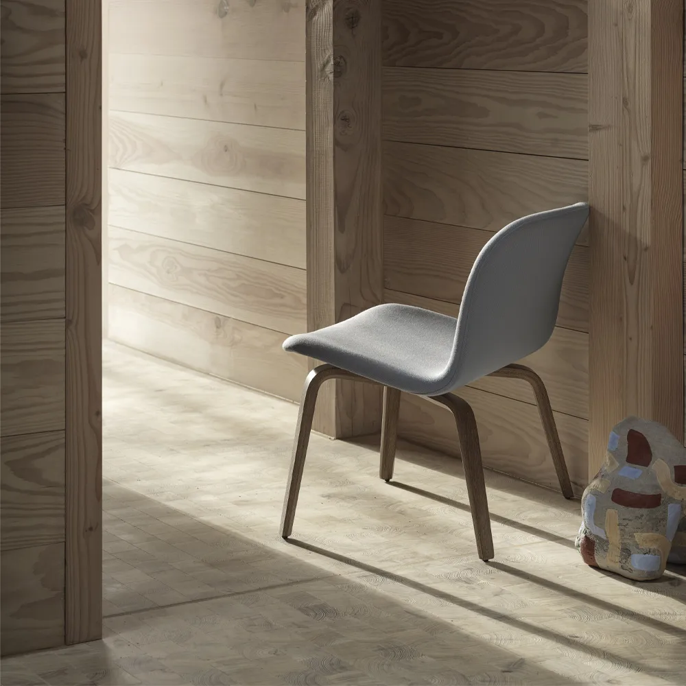 Visu Loungesessel Polsterstuhl, Steelcut trio 515-Oak Muuto