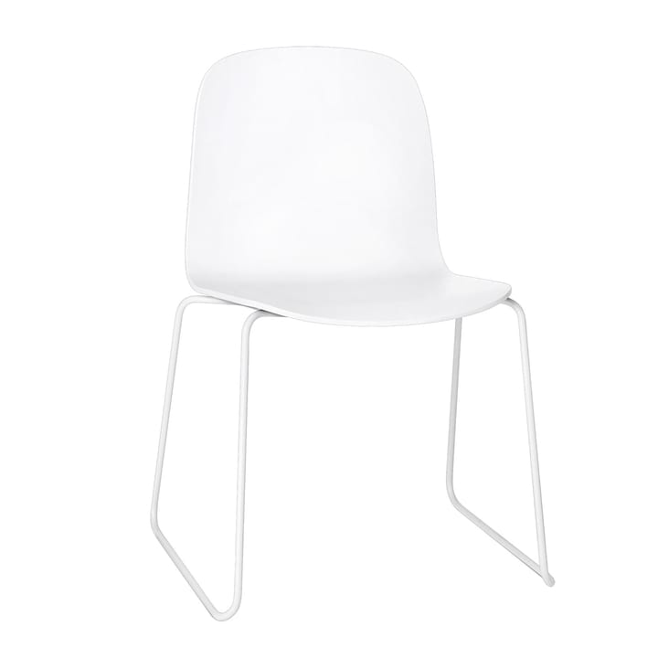 Visu Stuhl mit Kufengestell - White-White - Muuto