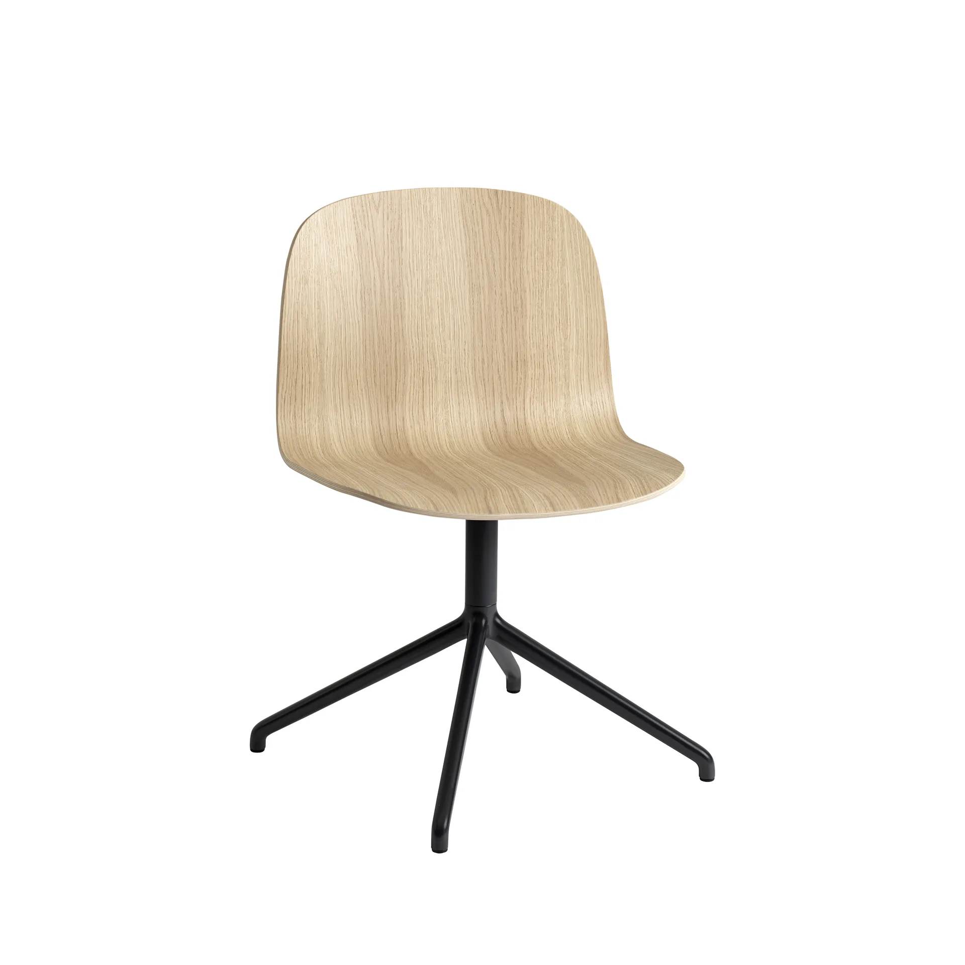 Visu Wide Stuhl, Oak-Swivel base Muuto
