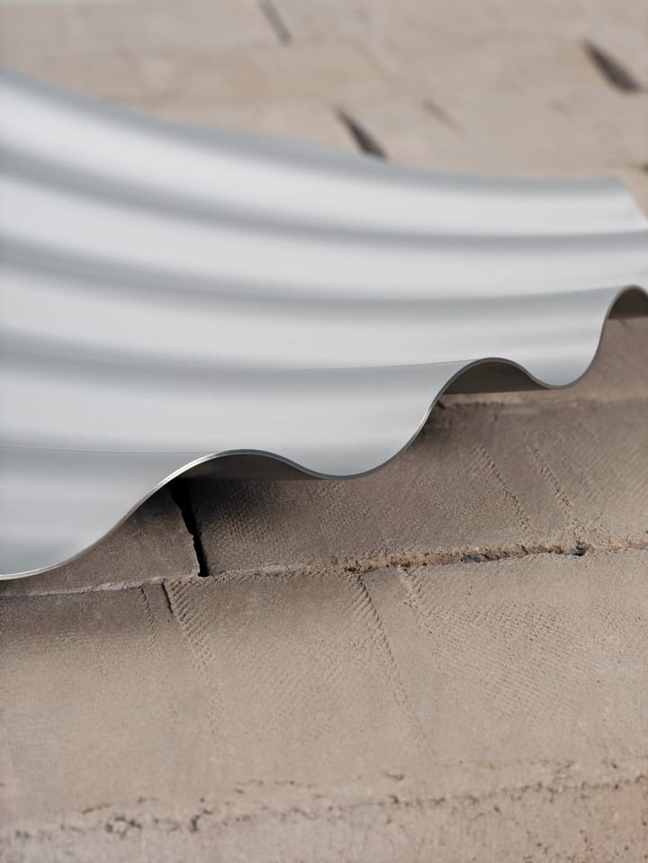 Wave Tablett Ø50cm, Edelstahl Muuto
