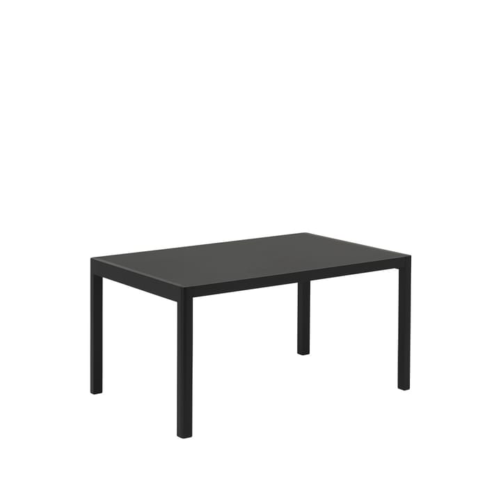 Workshop Esstisch - Black linoleum-Black 140 x 92cm - Muuto