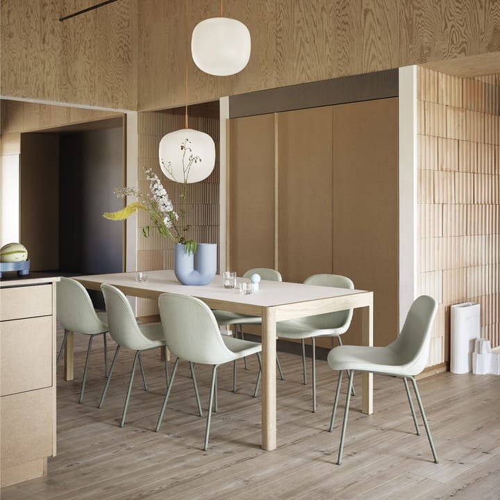 Workshop Esstisch, Black linoleum-Black 140 x 92cm Muuto