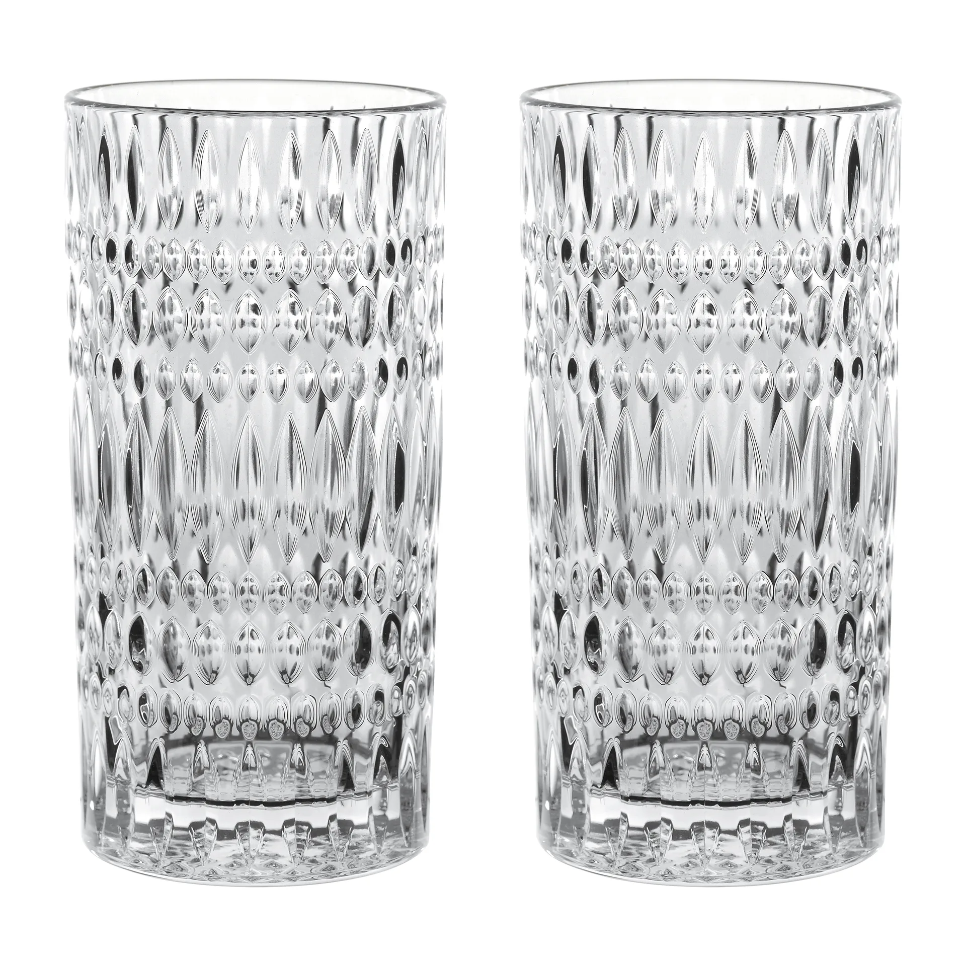 Ethno Barista Latteglas 43,4 cl 2er Pack, Clear Nachtmann