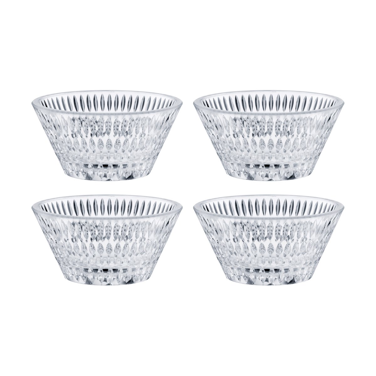 Nachtmann Ethno Schale Ø11 cm 4er-Pack Clear