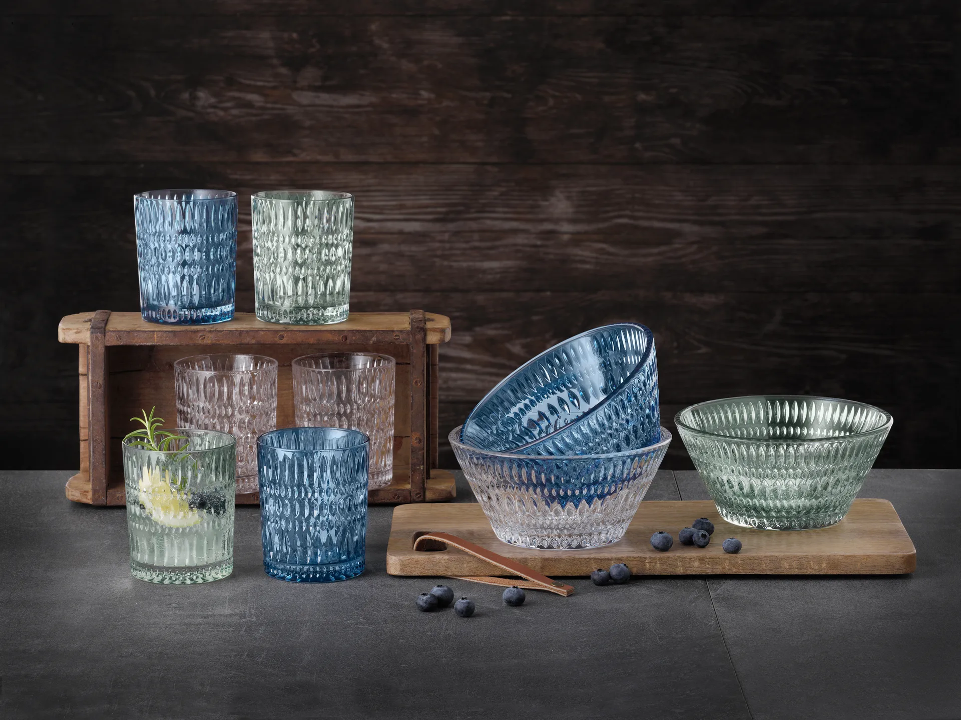 Ethno Schale Ø16,5 cm, Vintage blue Nachtmann