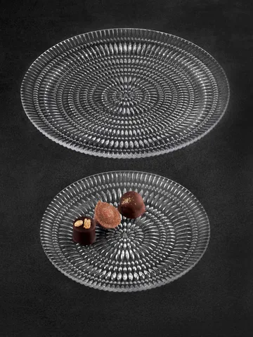 Ethno Teller - 2er Pack, Kristallgläser, Ø32 cm - Nachtmann