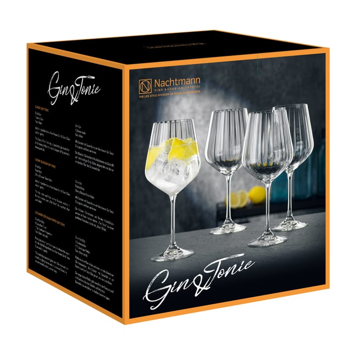 Nachtmann Gin & Tonic Glas 64 cl 4er Pack - Klar - Nachtmann