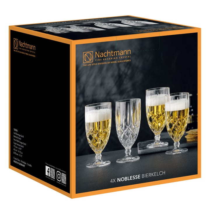 Noblesse Bierglas 42,5cl 4er Pack - Klar - Nachtmann