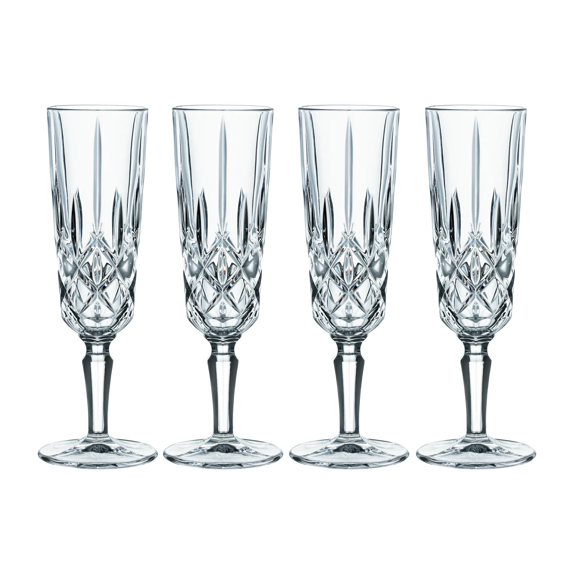 Noblesse Champagnerglas 15,5cl 4er Pack, Klar Nachtmann