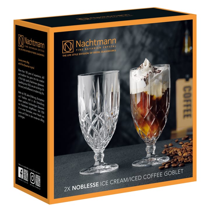 Noblesse Dessertglas 2er Pack - Klar - Nachtmann