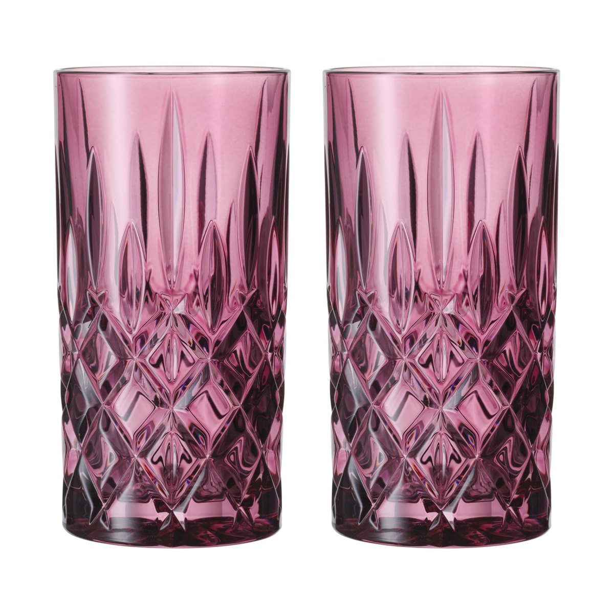 Nachtmann Noblesse Longdrinkglas 39,5 cl 2er-Pack Berry