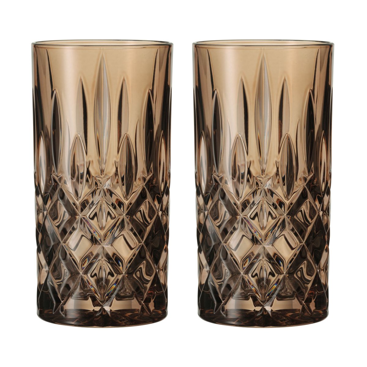 Nachtmann Noblesse Longdrinkglas 39,5 cl 2er-Pack Tobacco