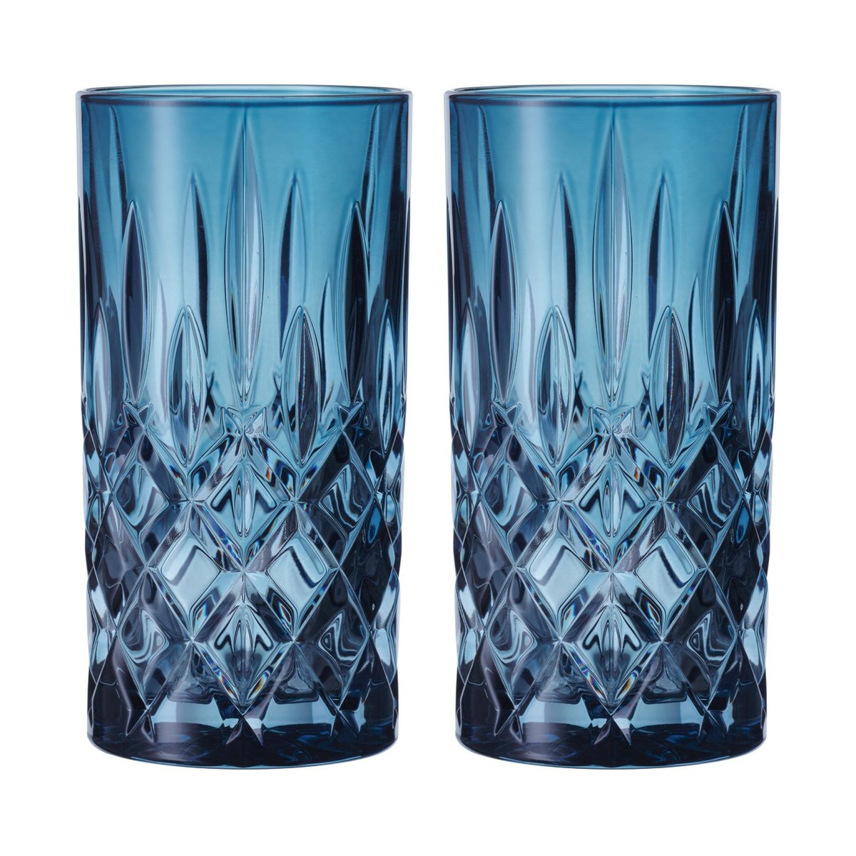 Nachtmann Noblesse Longdrinkglas 39,5 cl 2er-Pack Vintage blue