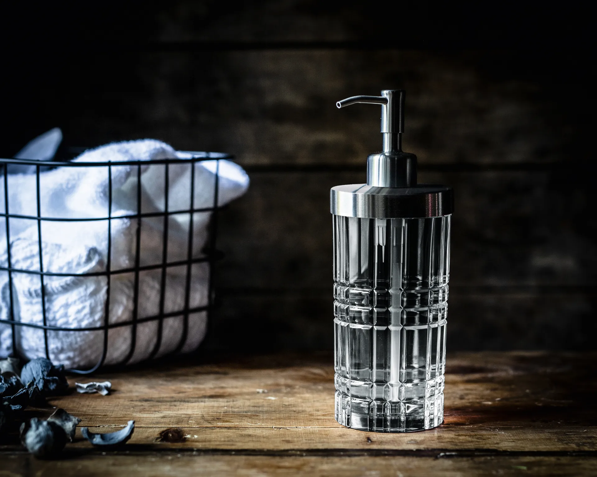 Square Seifenspender 21,5cm, Klar Nachtmann