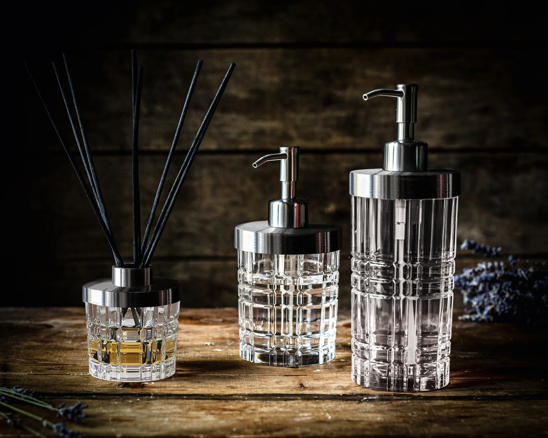 Square Seifenspender 21,5cm, Klar Nachtmann