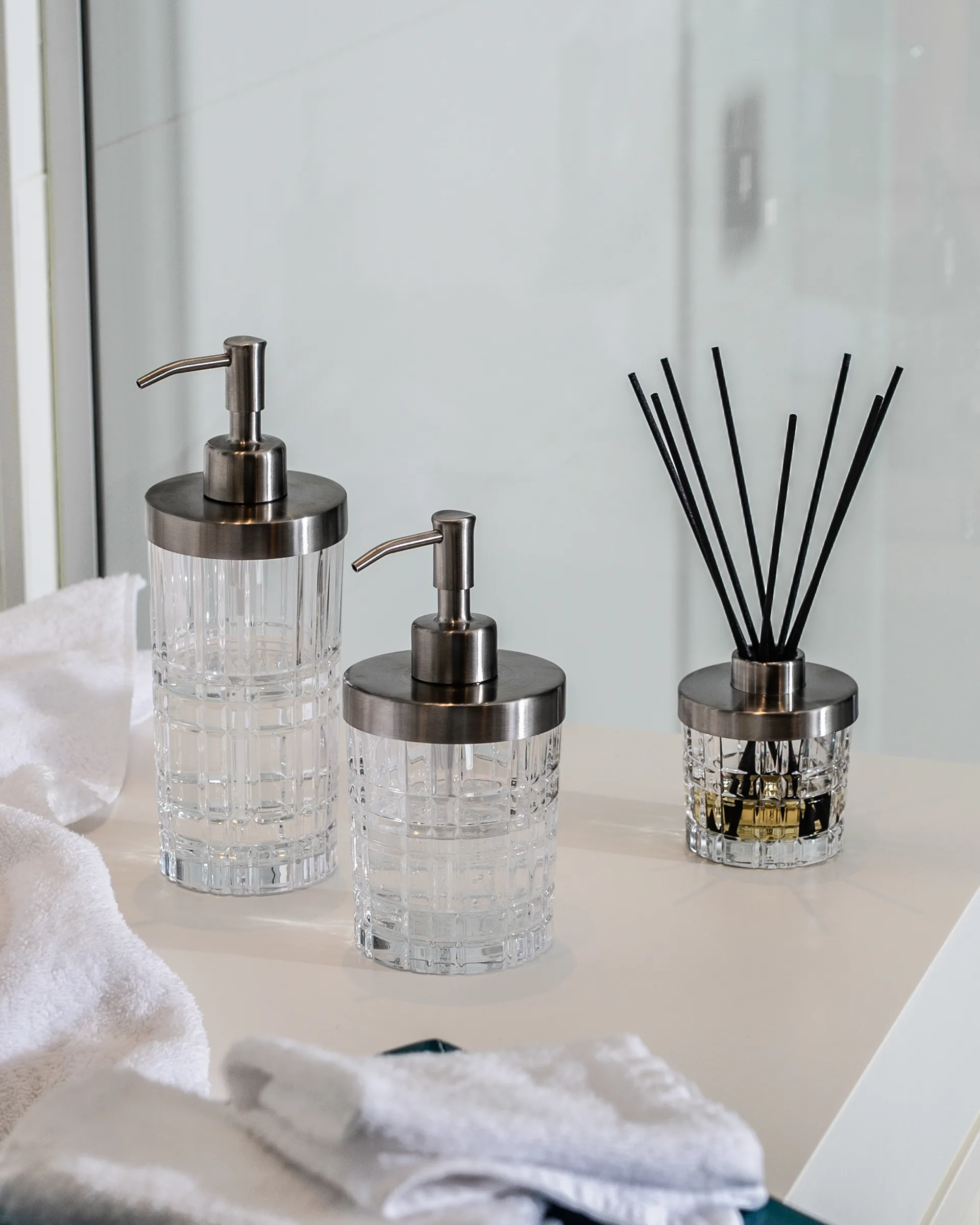 Square Seifenspender 21,5cm, Klar Nachtmann