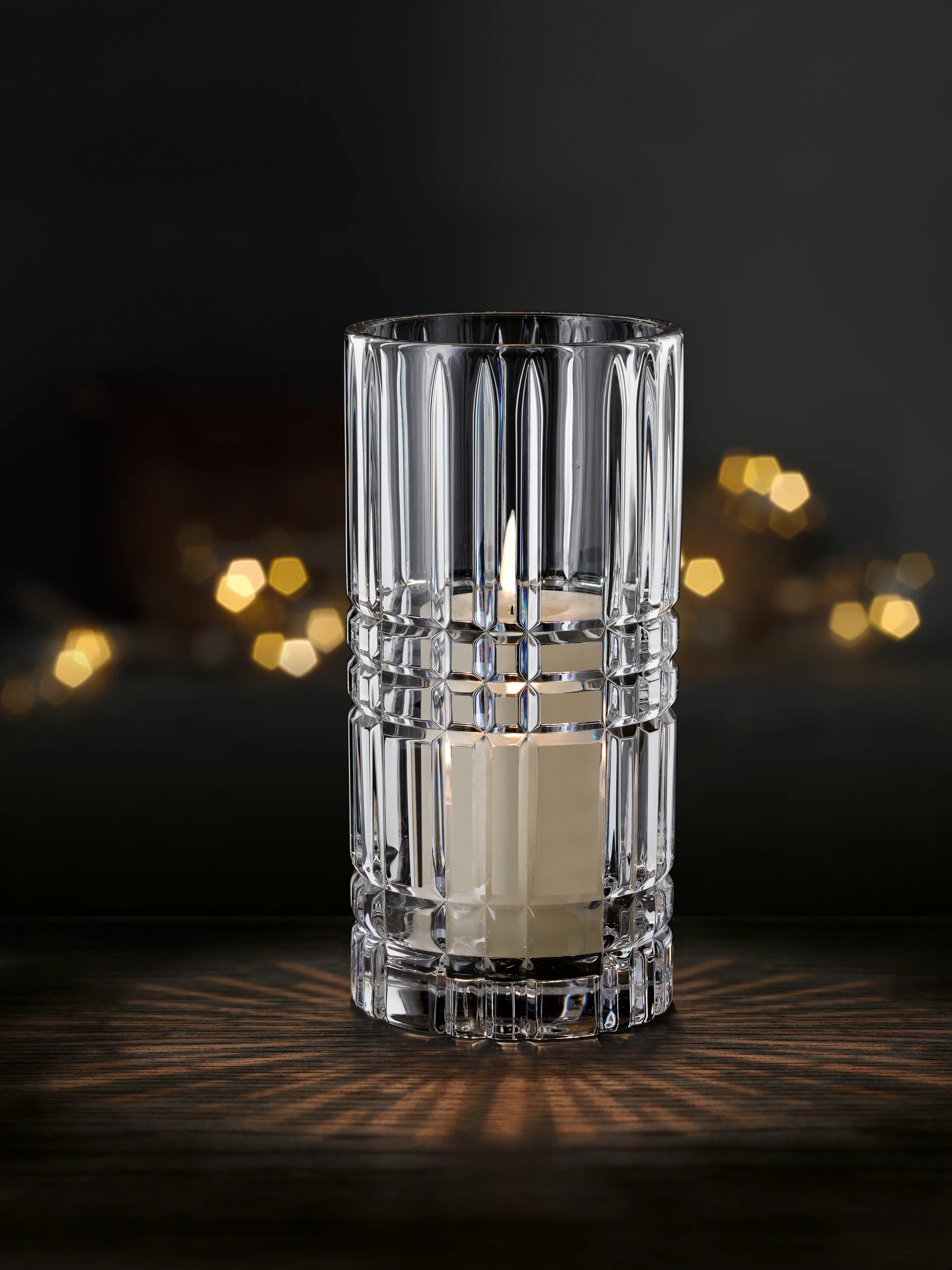 Square Vase, Kristallglas, 28 cm Nachtmann