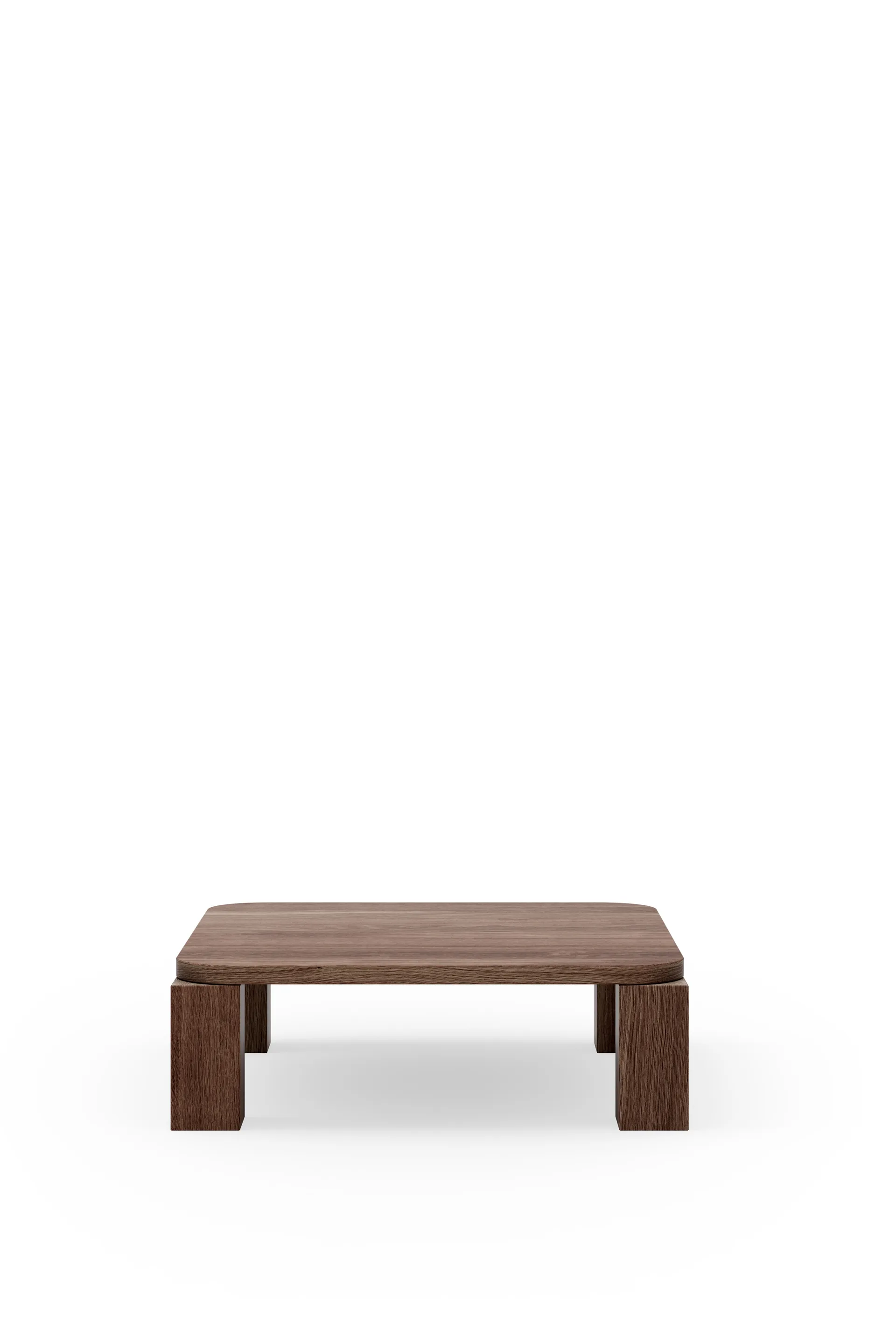 Atlas Couchtisch 82 x 82cm, Smoked Oak New Works