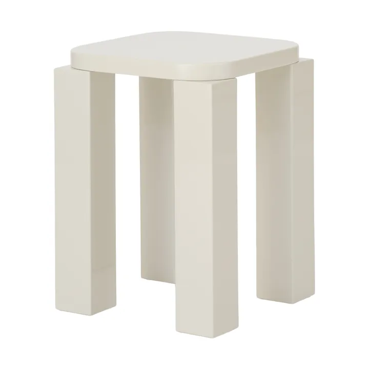 Atlas Hocker - Creme - New Works