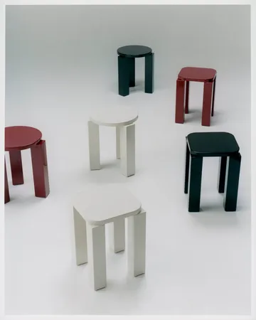 Atlas Hocker - Espresso - New Works