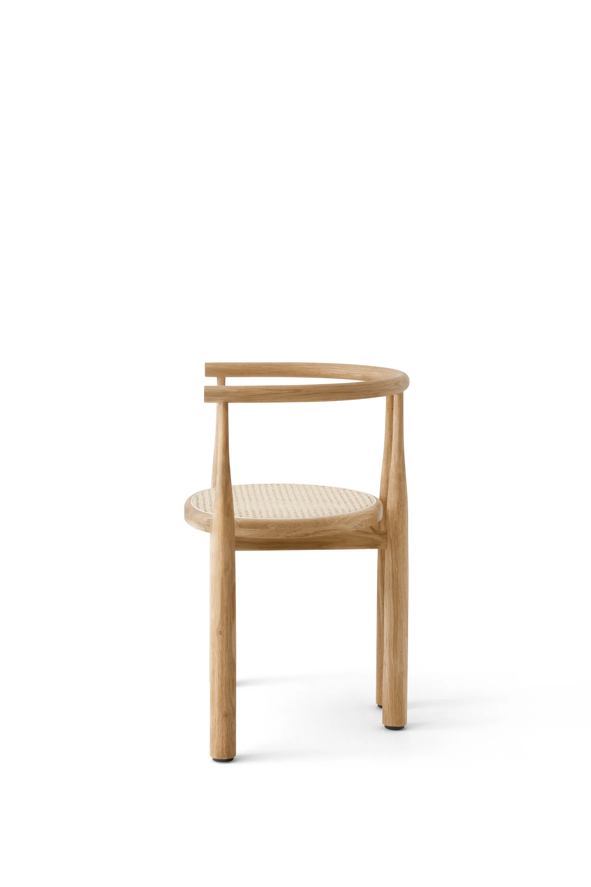 Bukowski Armlehnstuhl, Eiche geölt-Rattan New Works