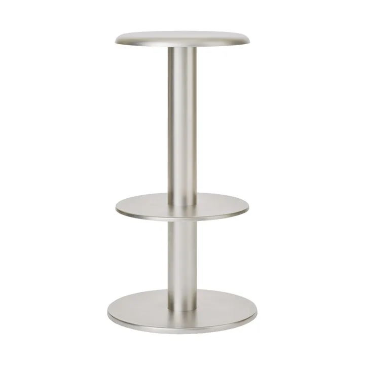 Coupe Barhocker - Stainless Steel, 76 cm - New Works