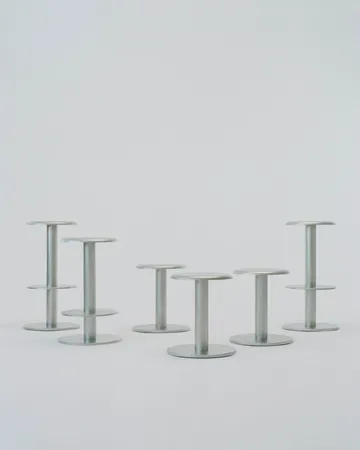 Coupe Barhocker - Stainless Steel, 76 cm - New Works