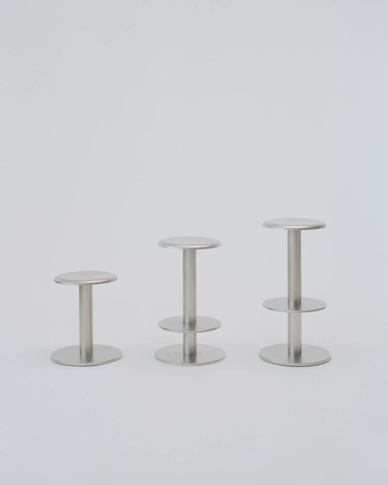 Coupe Hocker, Stainless Steel, Ø40x46 cm New Works