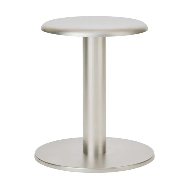 Coupe runder Hocker - Stainless Steel, Ø40x46 cm - New Works