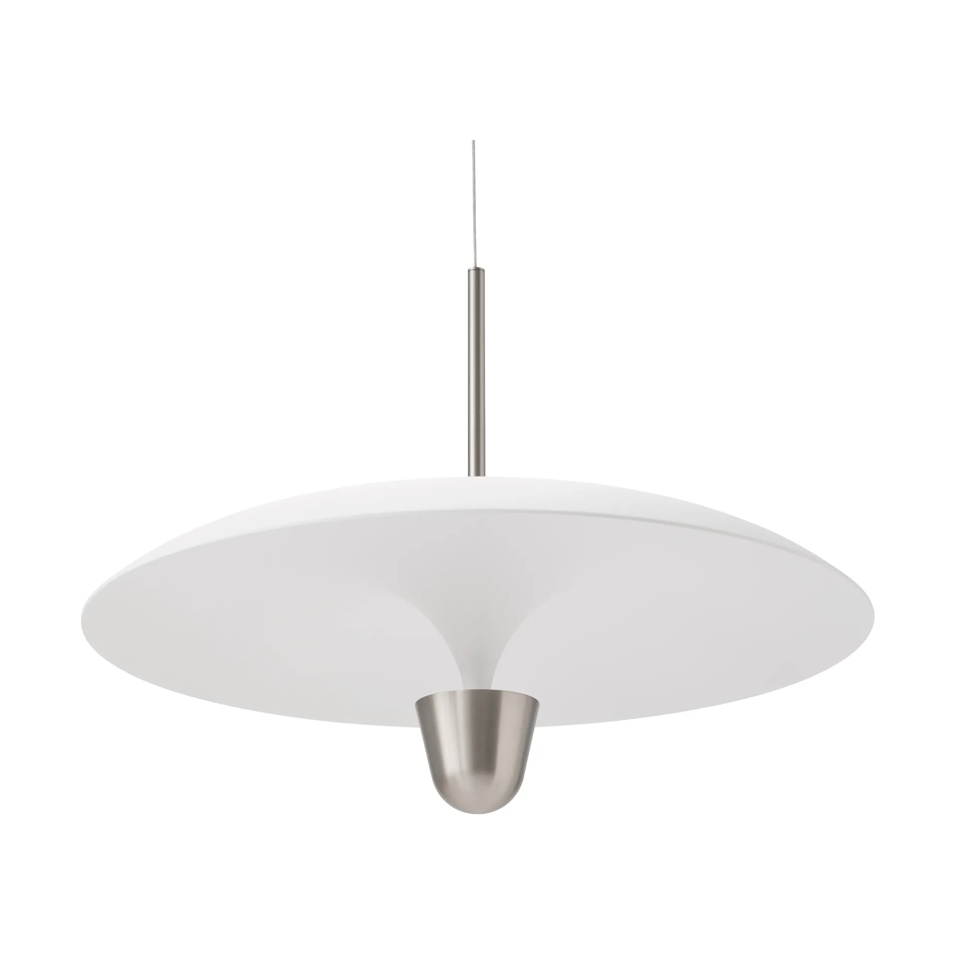 Kantarell Pendelleuchte Ø55 cm, Nickel plattiert New Works