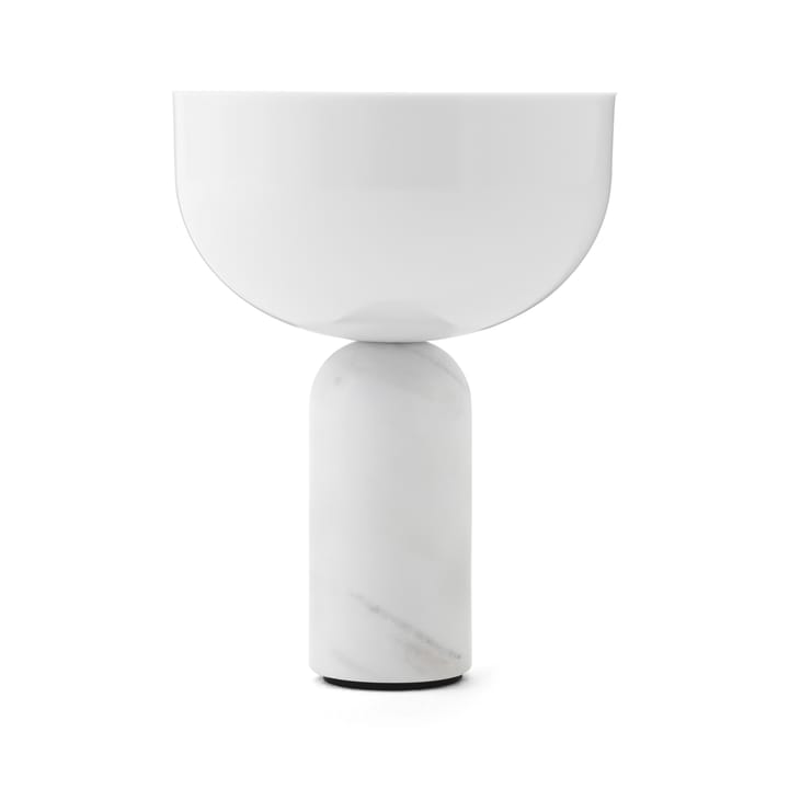 Kizu portable Tischleuchte - White marble - New Works