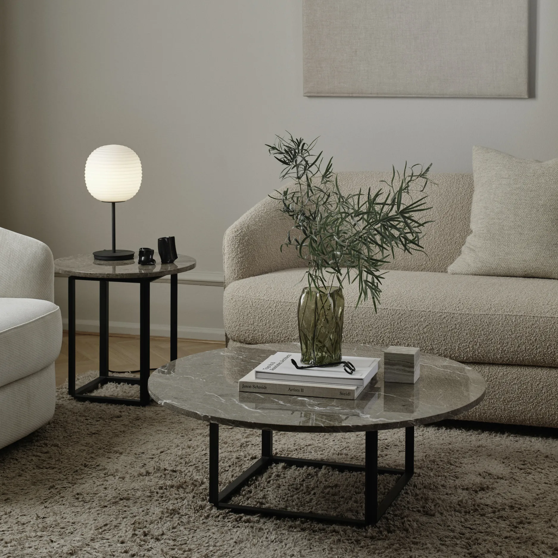 Lantern Tischleuchte small, Edelstahl New Works