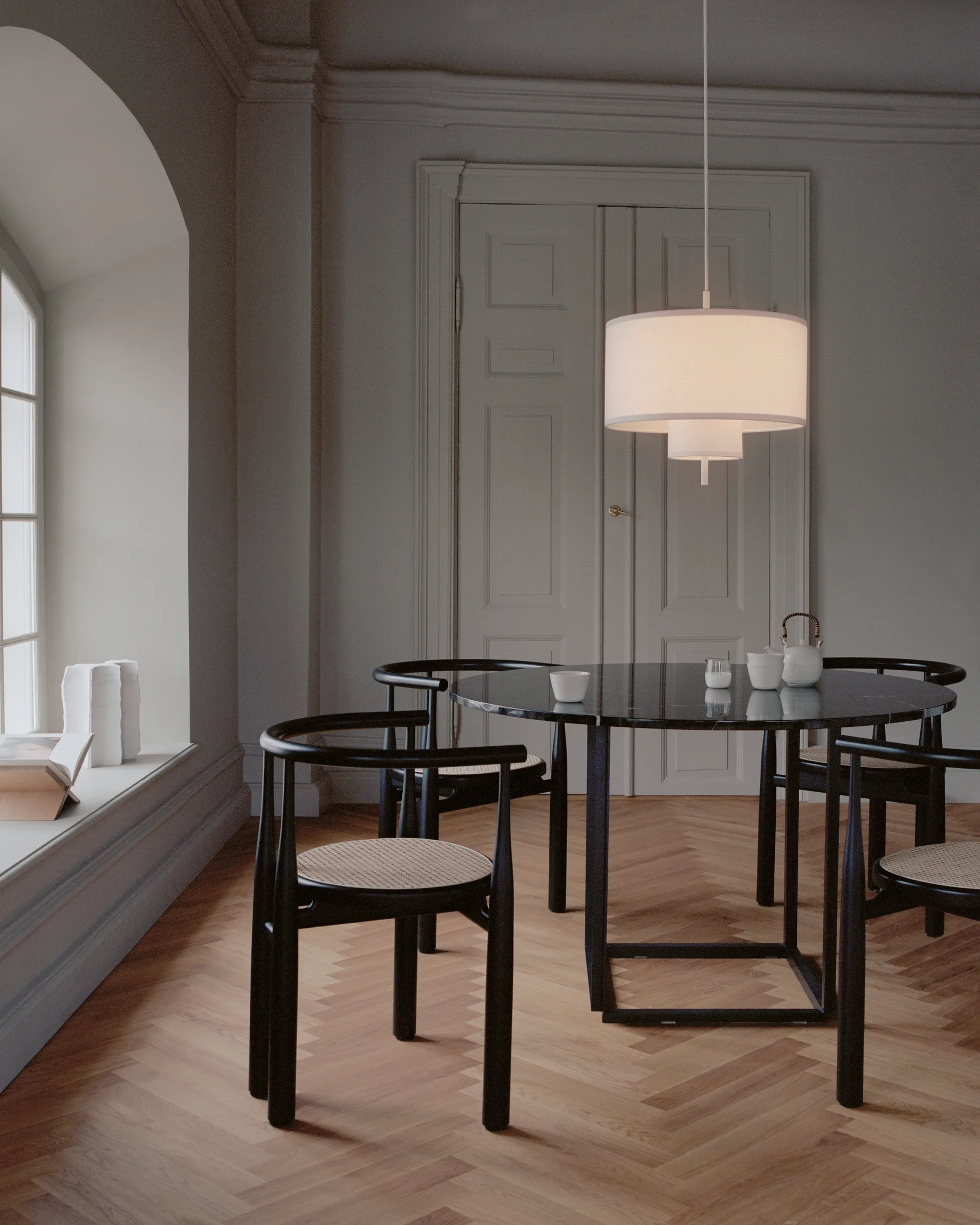 Margin Pendelleuchte Ø50cm, White New Works