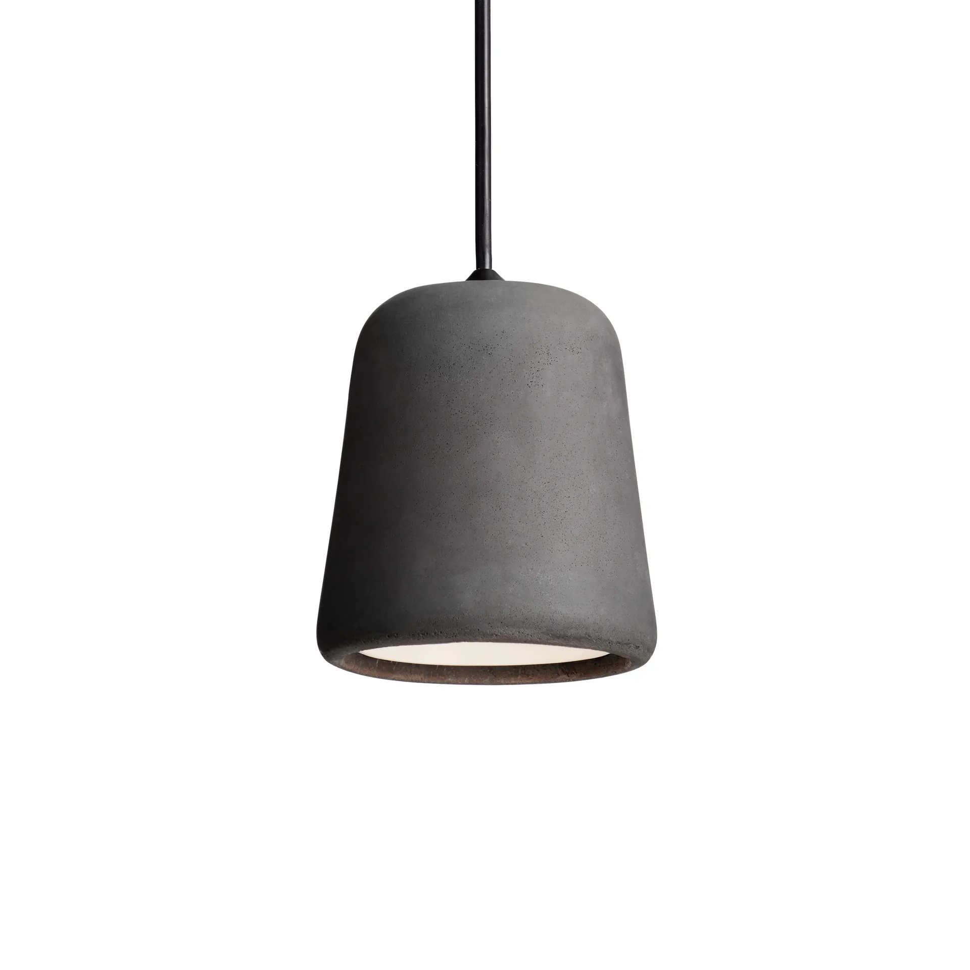 Material Pendelleuchte, Dark grey concrete New Works