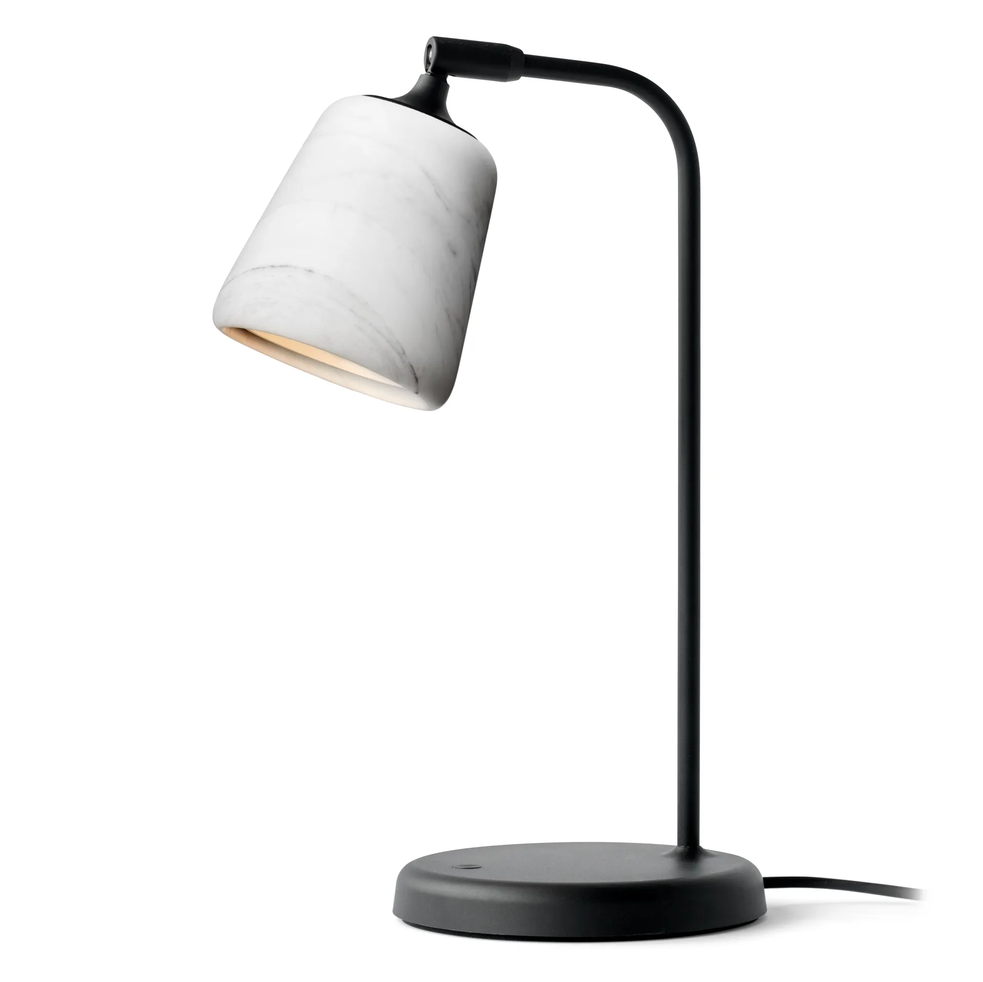 Material Tischleuchte, White marble New Works