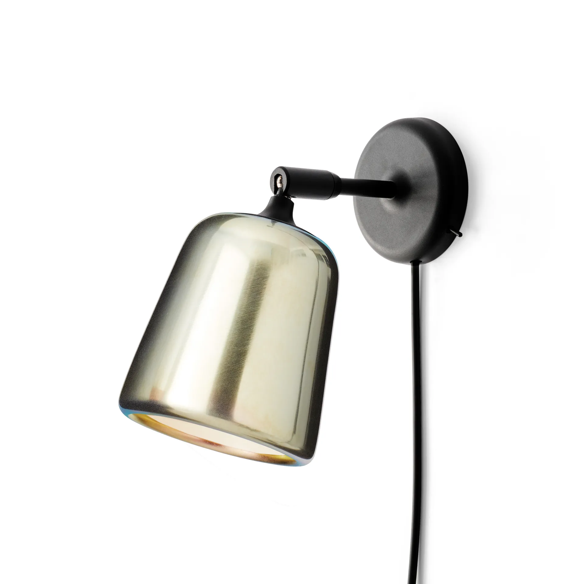Material Wandleuchte, Yellow steel New Works