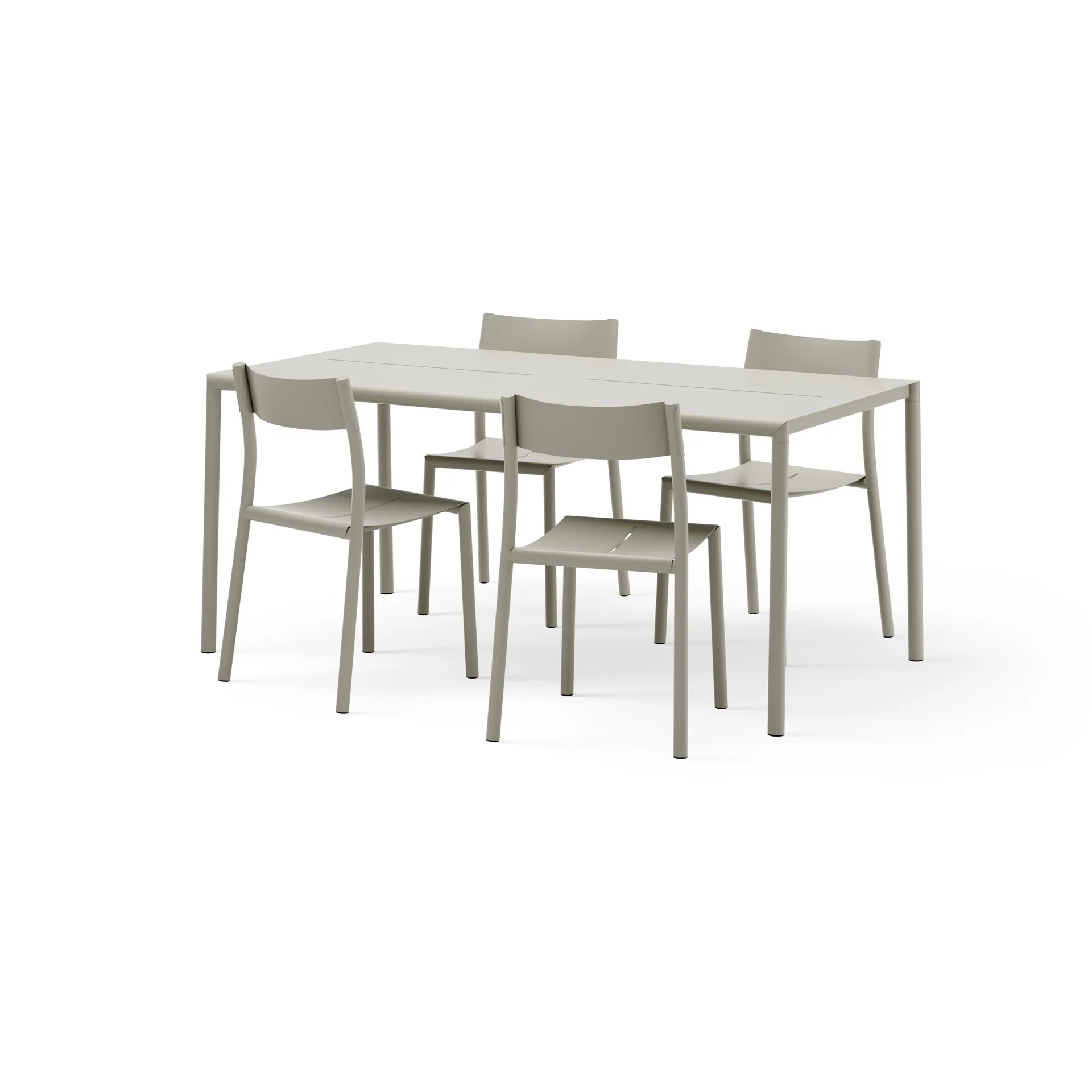 May Tables Outdoor Tisch 170x85 cm, Light Grey New Works