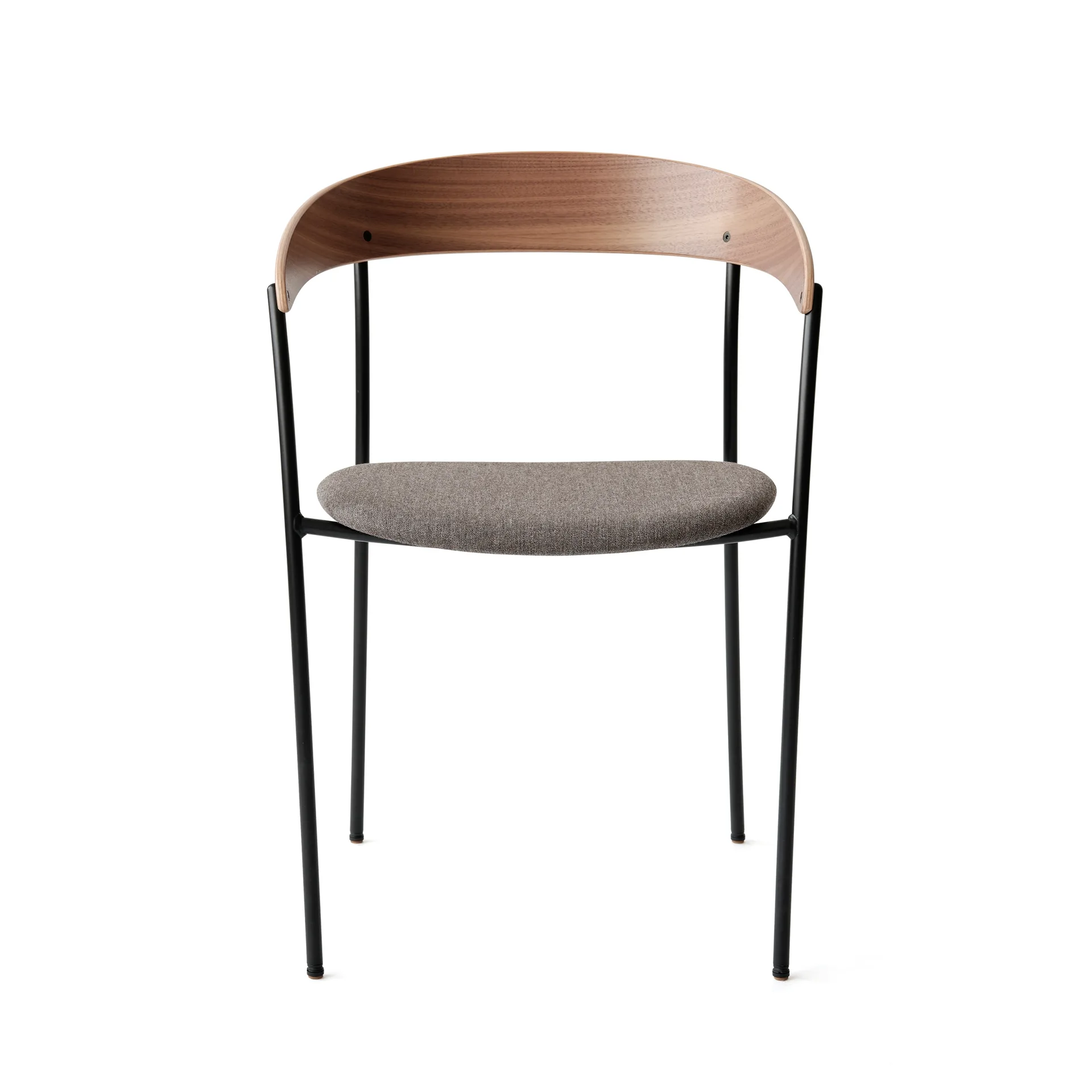 Missing Stuhl mit Armlehne, Walnuss-Molly 2 170 New Works