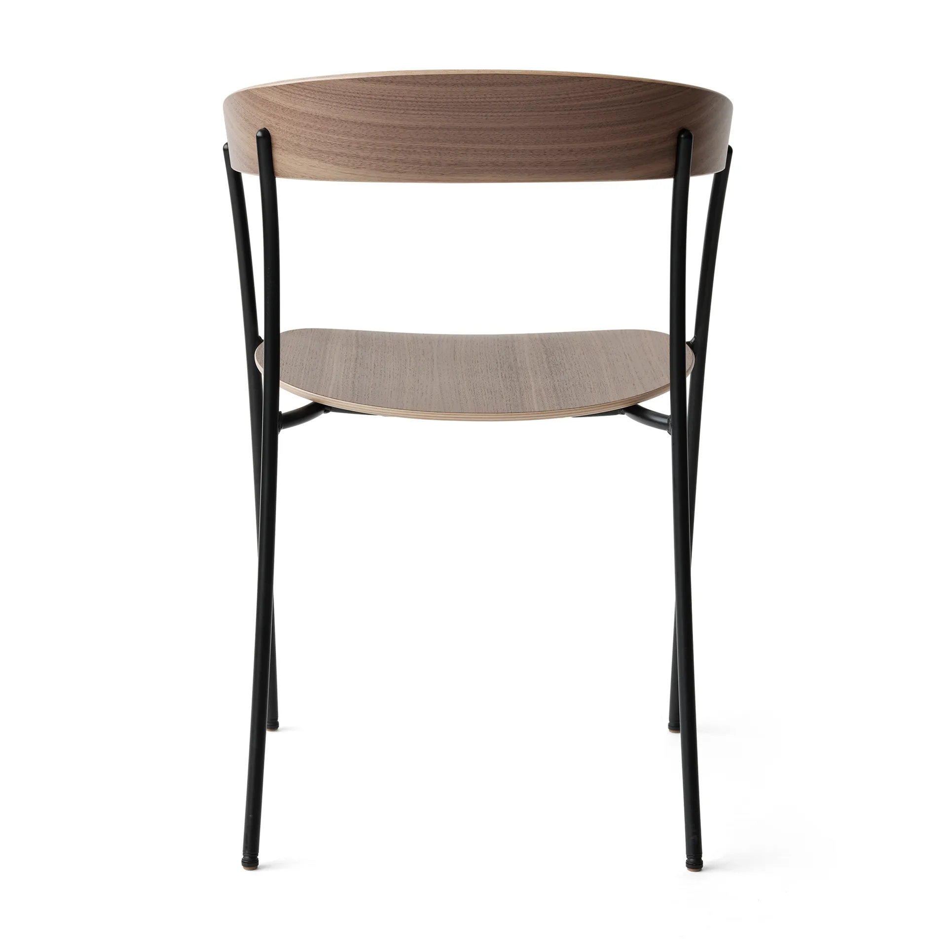 Missing Stuhl mit Armlehne, Walnuss New Works