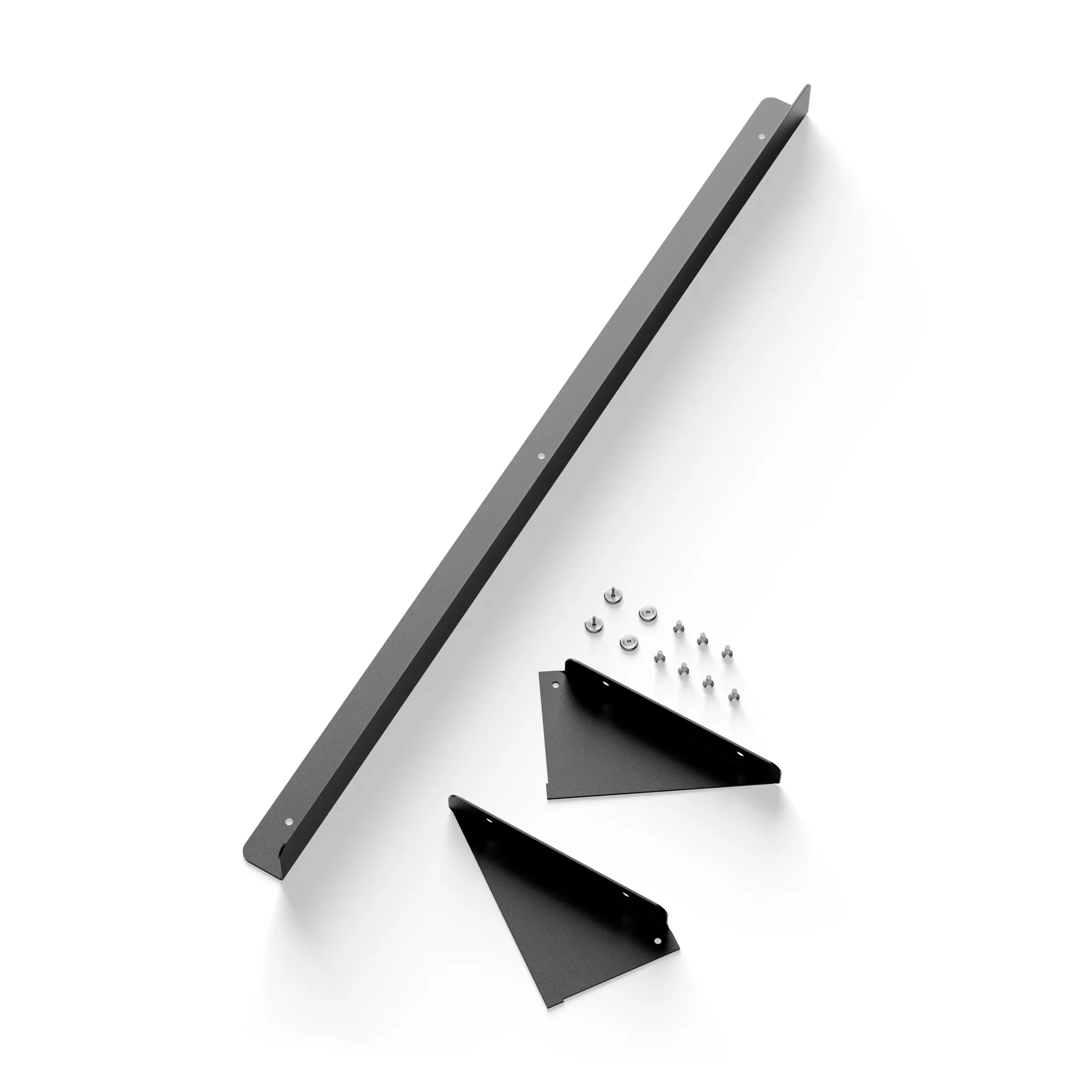 New Works Konsole Zeitschriftenregal 3 Teile, Schwarz New Works