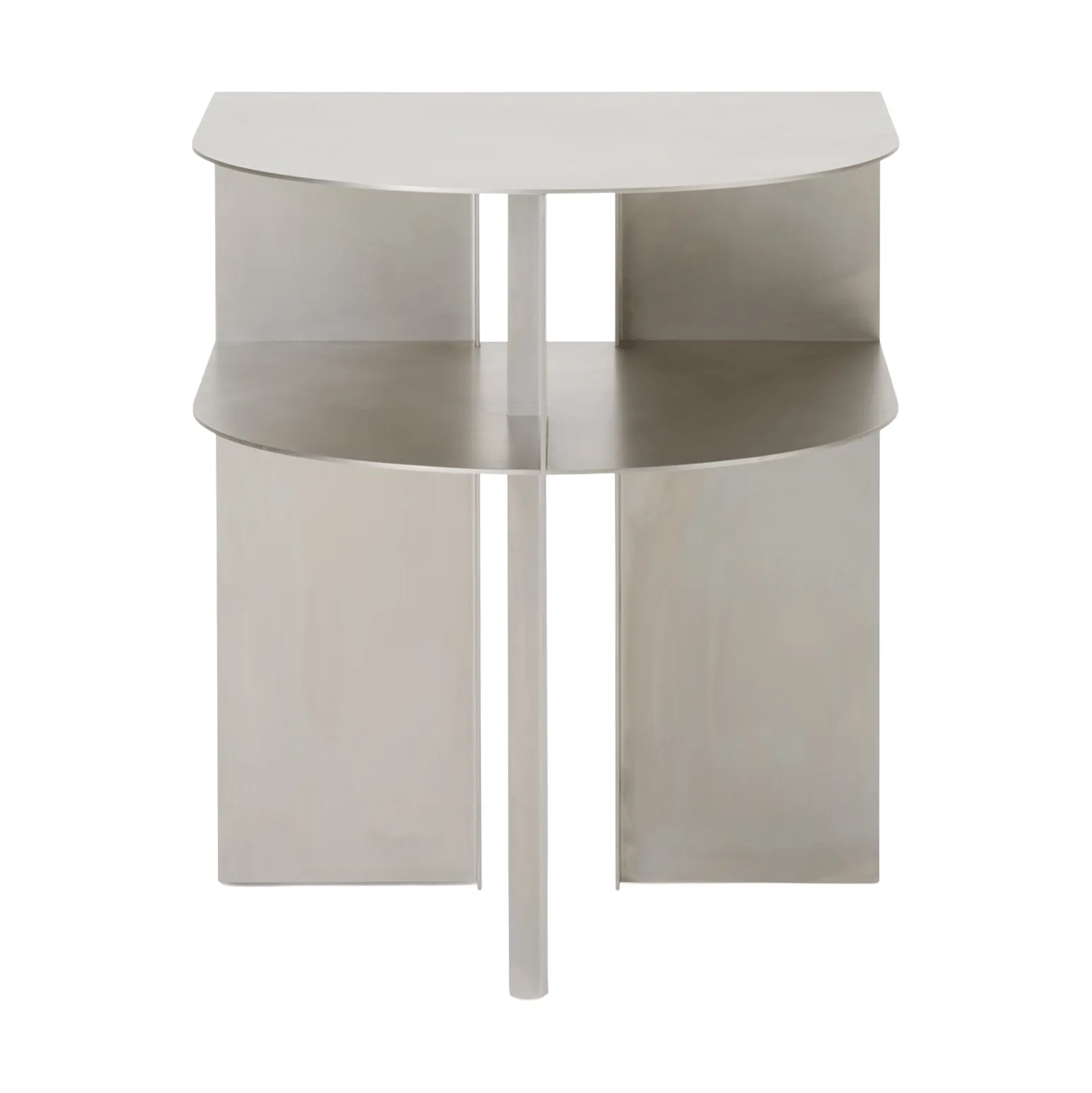 Rand Beistelltisch, Stainless Steel New Works