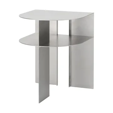 Rand Beistelltisch - Stainless Steel - New Works