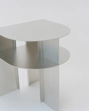 Rand Beistelltisch - Stainless Steel - New Works
