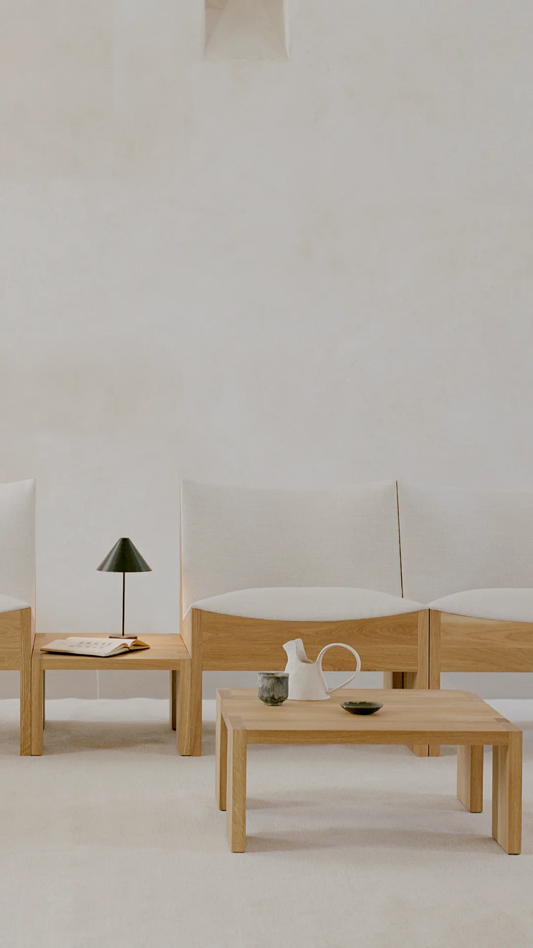 Tennon Couchtisch, Eiche, 61x43 cm New Works