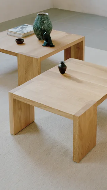 Tennon Couchtisch - Oak, 61x61 cm - New Works