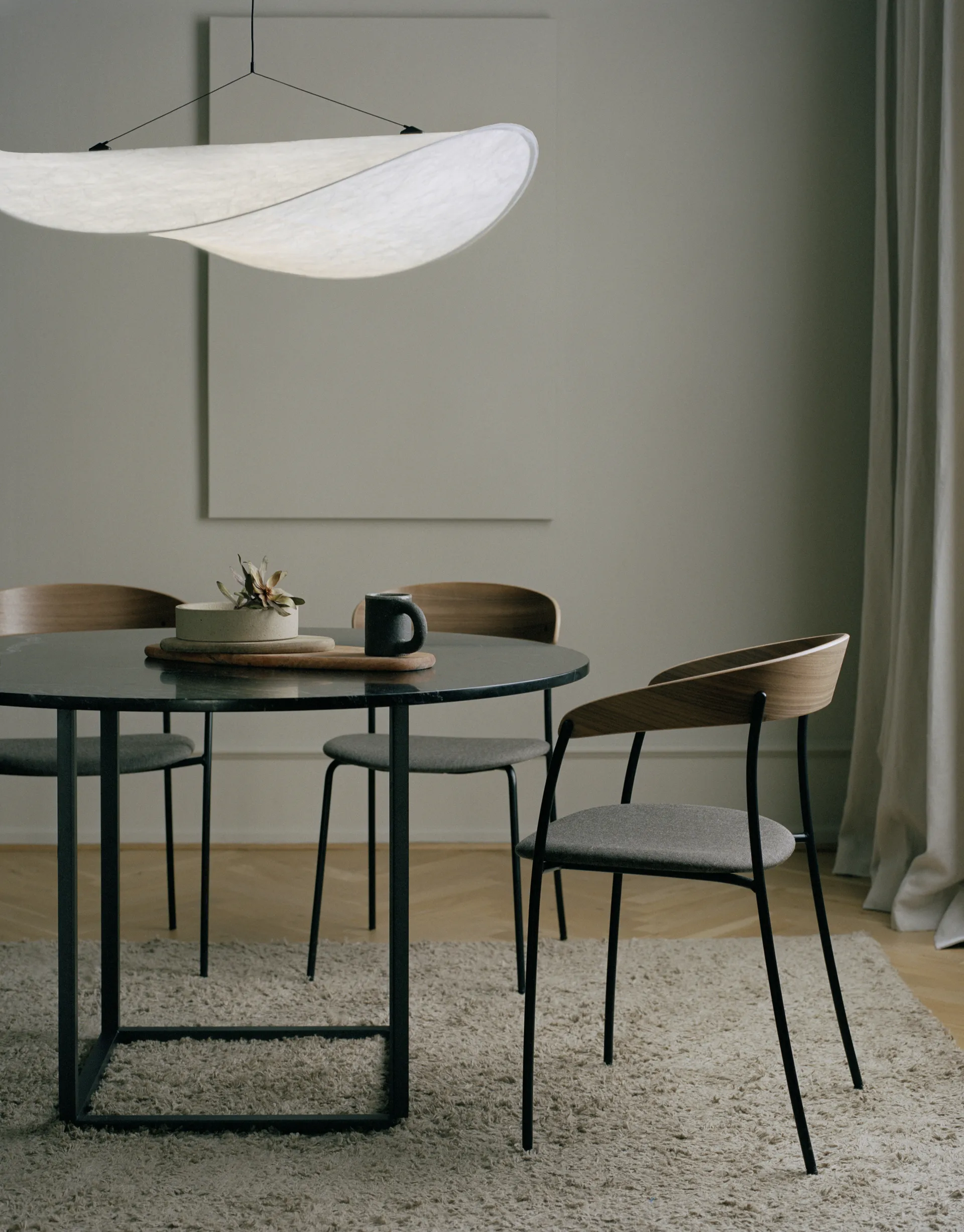 Tense Pendelleuchte, White, Ø120 New Works