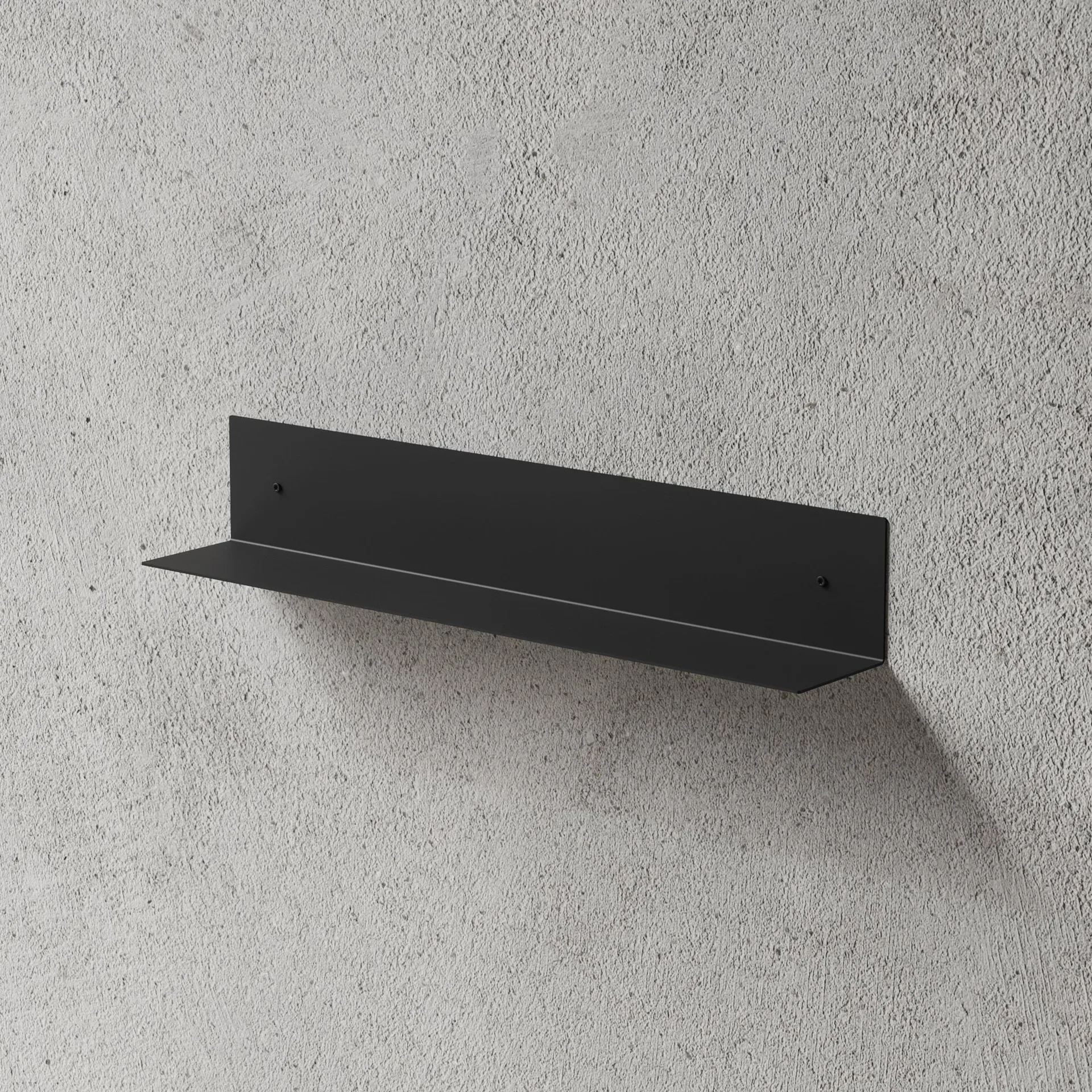 Nichba Badezimmerregal, Schwarz, 60 cm Nichba