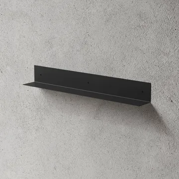Nichba Badezimmerregal - Schwarz, 80 cm - Nichba